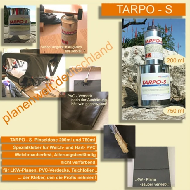 Tarpo-S Spezialkleber für PVC von Planenwelt.de
